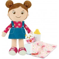 Clementoni - 17737 - Olivia, My Soft Doll - Bambola Stoffa 100% Lavabile, Prima Bambola Bambina Con Accessori, Gioco Prima Infanzia 1 Anno (Versione In Italiano), Multicolore